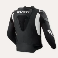Giacca In Pelle Revit Argon 3 Pro Nero Bianco
