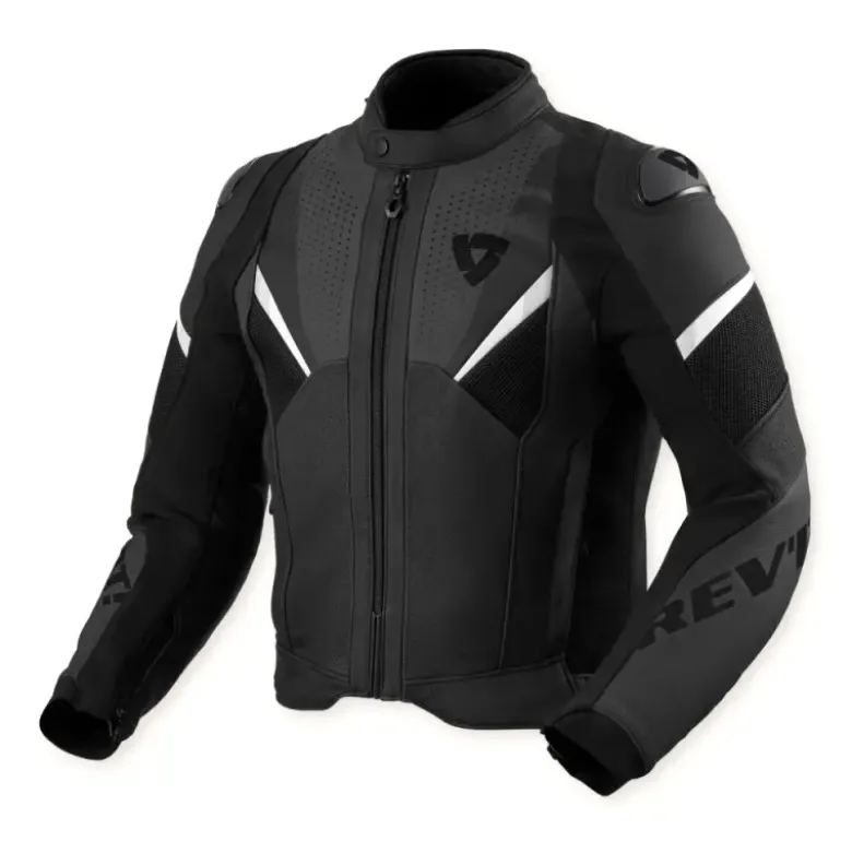 Giacca In Pelle Revit Automate Nero