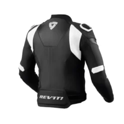 Giacca In Pelle Revit Control Nero Bianco