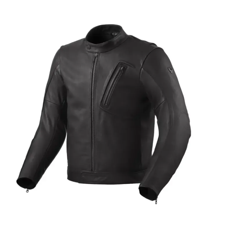 Giacca In Pelle Revit Huxley Nero
