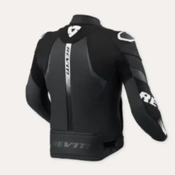 Giacca In Pelle Revit Hyperspeed 3 Air Nero Bianco