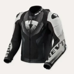 Giacca In Pelle Revit Hyperspeed 3 Pro Nero Bianco