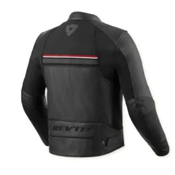 Giacca In Pelle Revit Mile 2 Nero Rosso