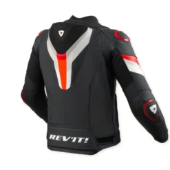 Giacca In Pelle Revit Quantum 3 Pro Nero Rosso
