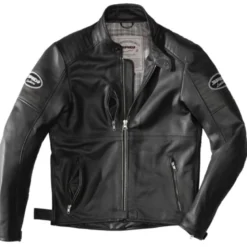 Giacca in Pelle Spidi Clubber Nero