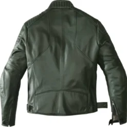 Giacca in Pelle Spidi Clubber Verde Ghiaccio