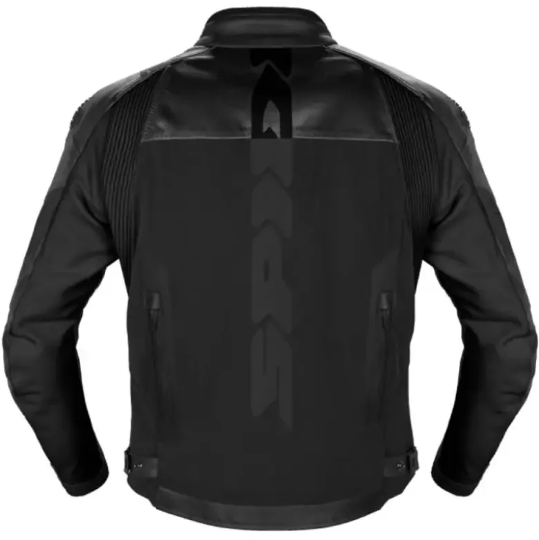Giacca in Pelle Spidi Dp Progressive Hybrid Perforated Nero
