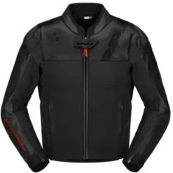 Giacca in Pelle Spidi Dp Progressive Hybrid Perforated Nero