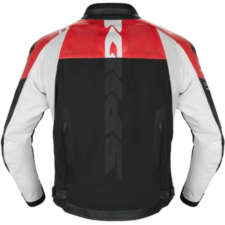 Giacca in Pelle Spidi Dp Progressive Hybrid Perforated Rosso