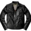Giacca in Pelle Spidi Garage Robust Nero