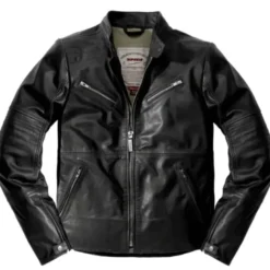 Giacca in Pelle Spidi Garage Robust Nero