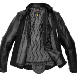Giacca in Pelle Spidi Premium Nero