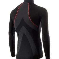 Giacca In Tessuto Antivento Unisex Sixs WIND-JERSEY-WT Nero Rosso