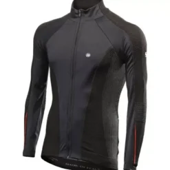 Giacca In Tessuto Antivento Unisex Sixs WIND-JERSEY-WT Nero Rosso