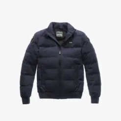 Giacca In Tessuto Blauer College Blu