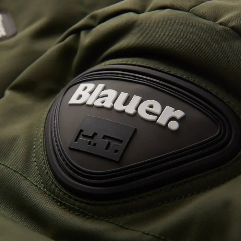 Giacca In Tessuto Blauer College Verde