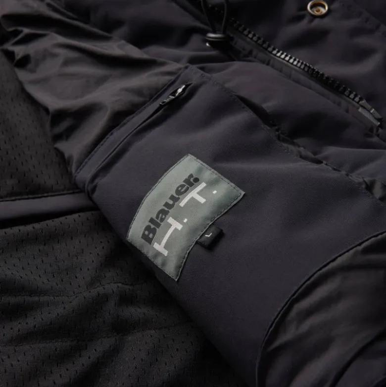 Giacca In Tessuto Blauer Ethan Winter Blu