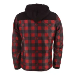 Giacca In Tessuto Helstons Wood Air Canvas Nero Rosso
