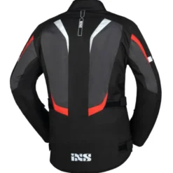Giacca in Tessuto IXS Gerona Air 1.0 Nero Grigio Rosso