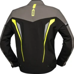 Giacca in Tessuto IXS TS-PRO-ST Plus Nero Grigio Giallo Fluo