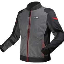Giacca In Tessuto Ls2 Airy Evo Grigio Nero Rosso