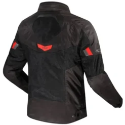Giacca in Tessuto Ls2 Garda Air Nero Rosso