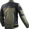 Giacca in Tessuto Ls2 Shadow Khaki Nero H-V Arancio