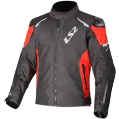 Giacca In Tessuto Ls2 Zoom Nero Rosso