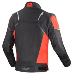Giacca In Tessuto Ls2 Zoom Nero Rosso