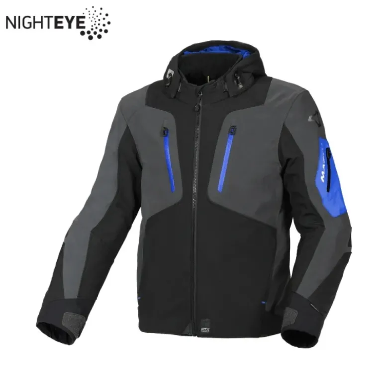 Giacca In Tessuto Macna Angle Nero Blu