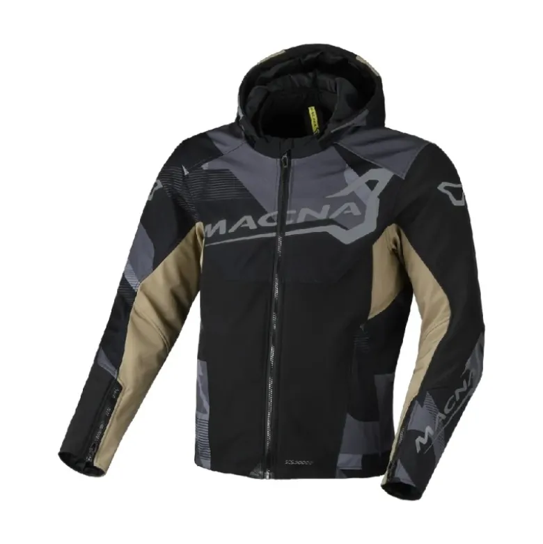 Giacca in Tessuto Macna Atracor Nero Taupe