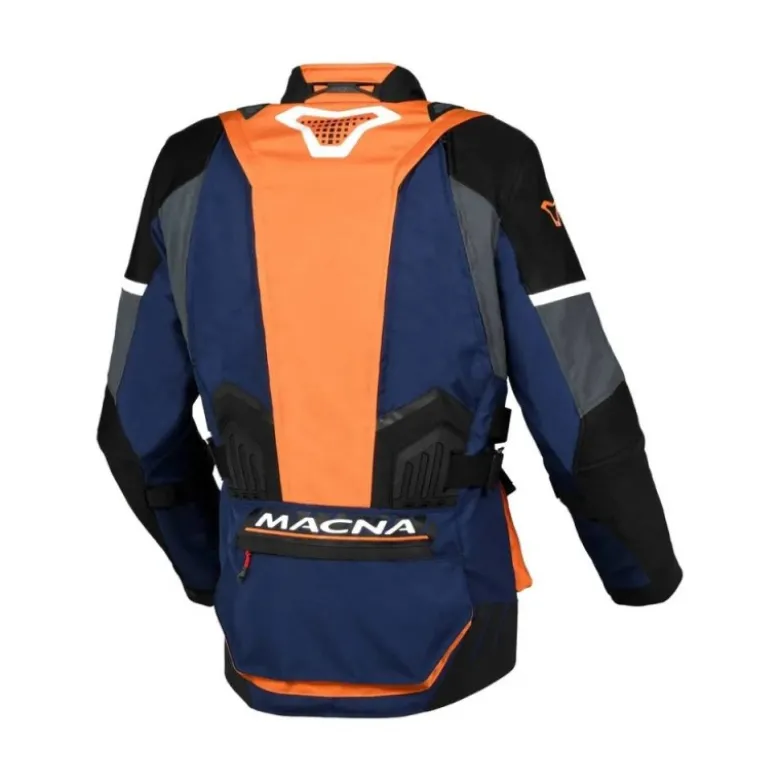 Giacca In Tessuto Macna Domane Blu Arancio