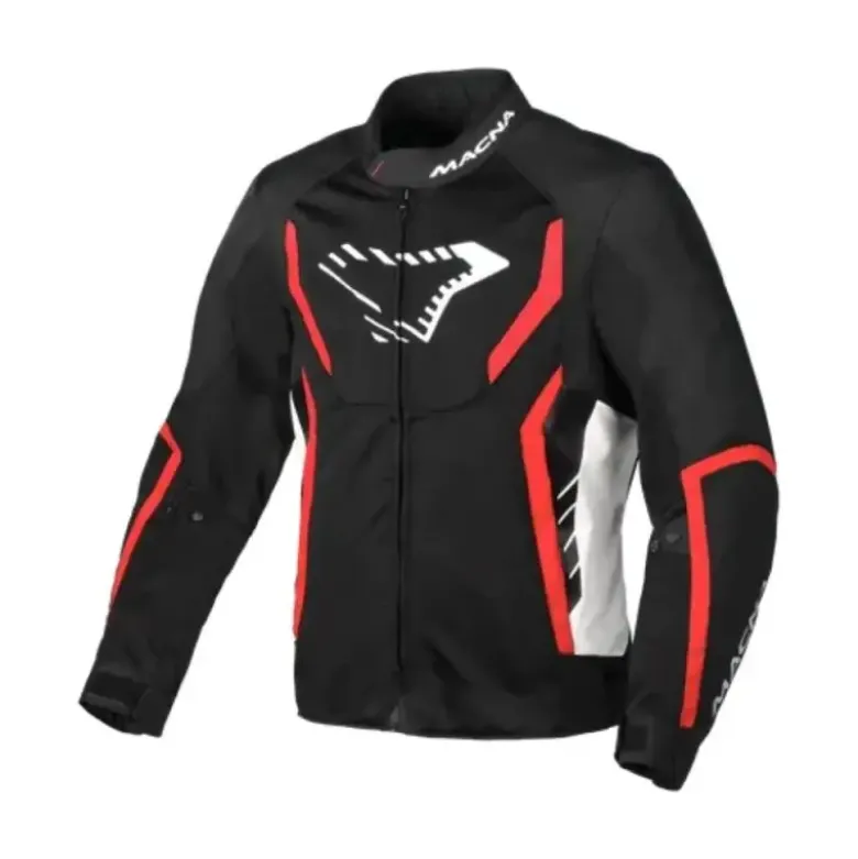 Giacca in Tessuto Macna Grisco Nero Rosso