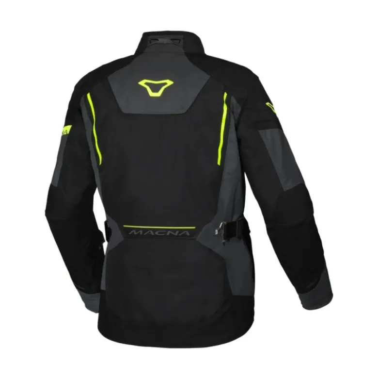 Giacca In Tessuto Macna Mundial Night Eye Reflective Grigio Giallo