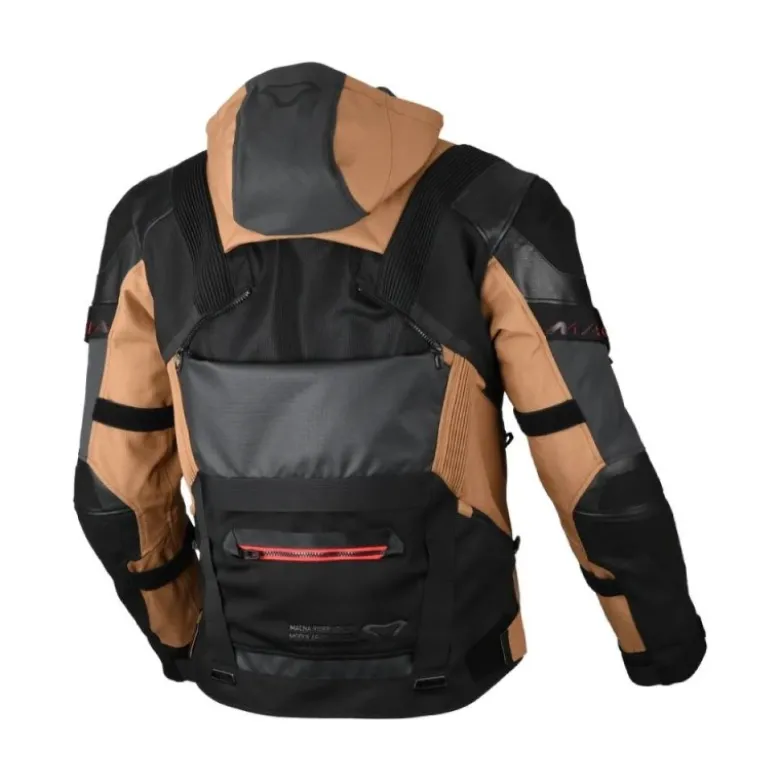 Giacca In Tessuto Macna Tryton Marrone Nero