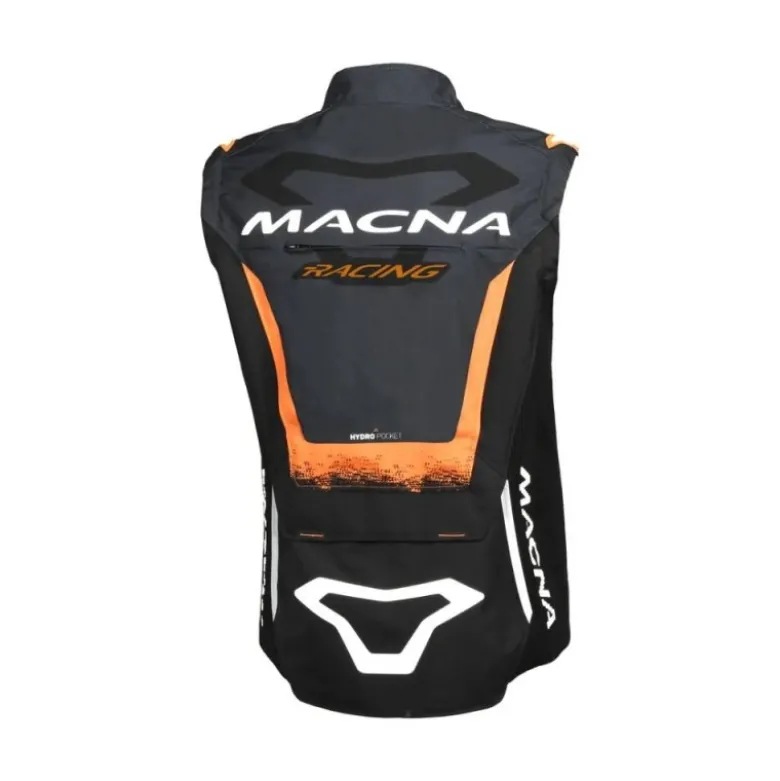 Giacca In Tessuto MX Enduro Macna Landmark Grigio Arancio