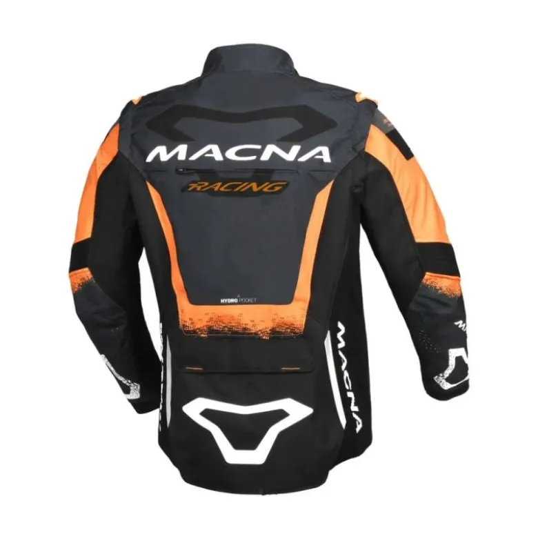Giacca In Tessuto MX Enduro Macna Landmark Grigio Arancio