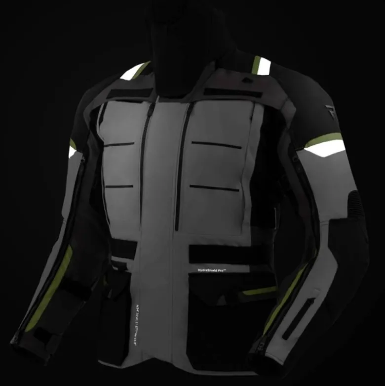 Giacca In Tessuto Rebelhorn Cubby V Nero Grigio Giallo Fluo