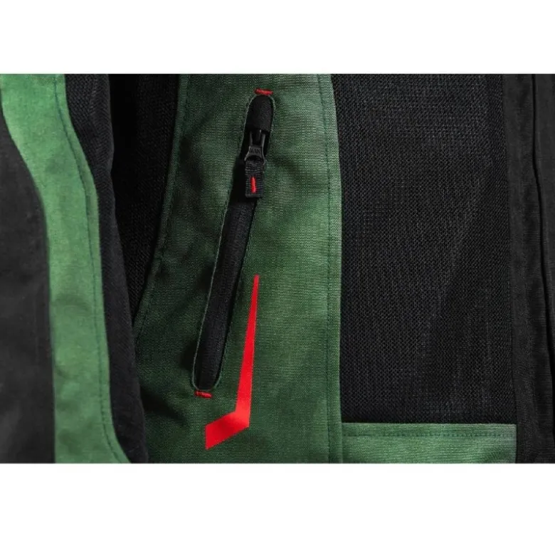 Giacca In Tessuto Seventy SD-JT66 Sahara Verde Militare Rosso