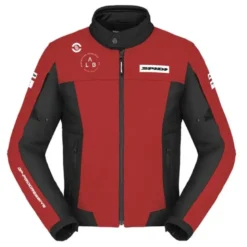 Giacca In Tessuto Spidi Corsa Tex Rosso Nero