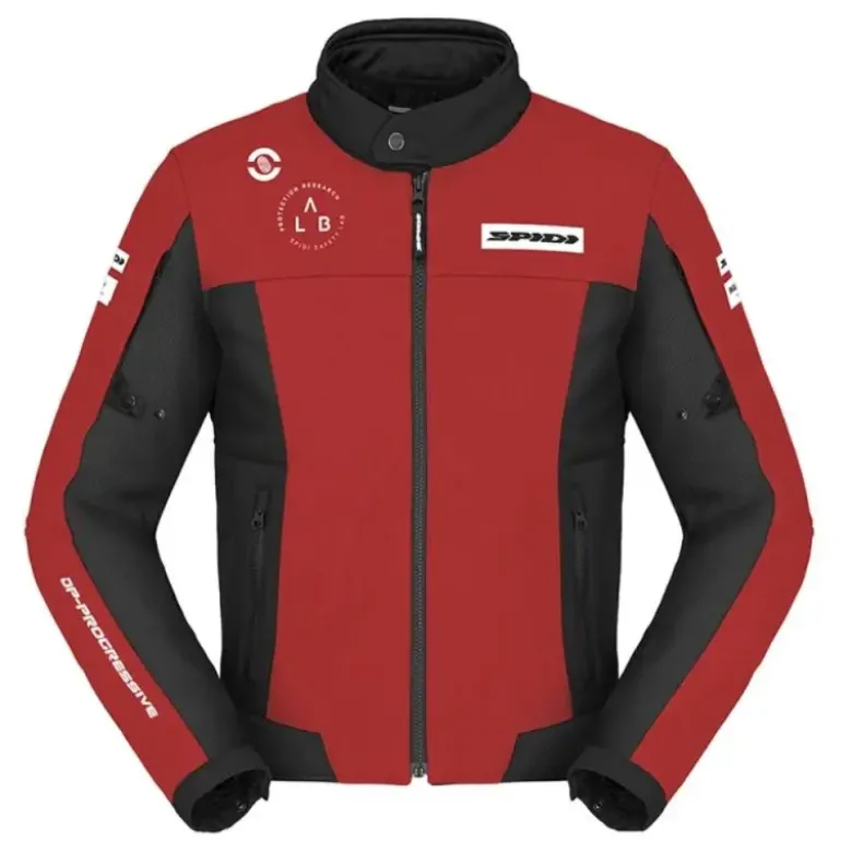Giacca In Tessuto Spidi Corsa Tex Rosso Nero