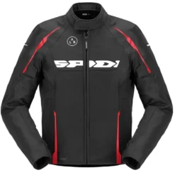 Giacca in Tessuto Spidi Dragon H2Out Nero Rosso