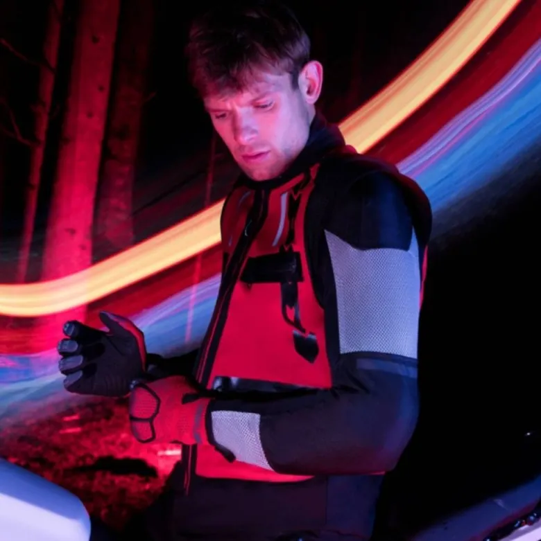 Giacca in Tessuto Spidi Enduro Pro Rosso