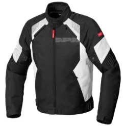 Giacca in Tessuto Spidi Flash Evo Nero Bianco