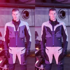 Giacca in Tessuto Spidi Frontier Jacket Ghiaccio Blu