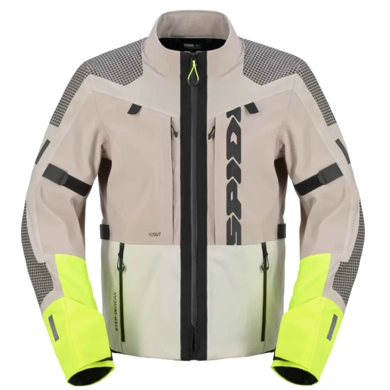 Giacca in Tessuto Spidi Frontier Pro H2Out Beige