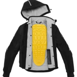 Giacca In Tessuto Spidi Hoodie Armor H2Out Nero Bianco
