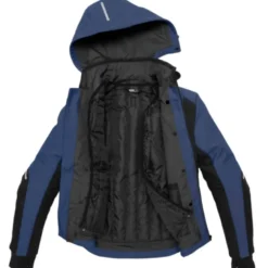 Giacca In Tessuto Spidi Hoodie Armor H2Out Nero Blu