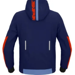 Giacca In tessuto Spidi Hoodie Armor Light Navy Rosso
