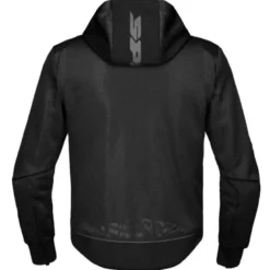 Giacca In Tessuto Spidi Hoodie Net Nero
